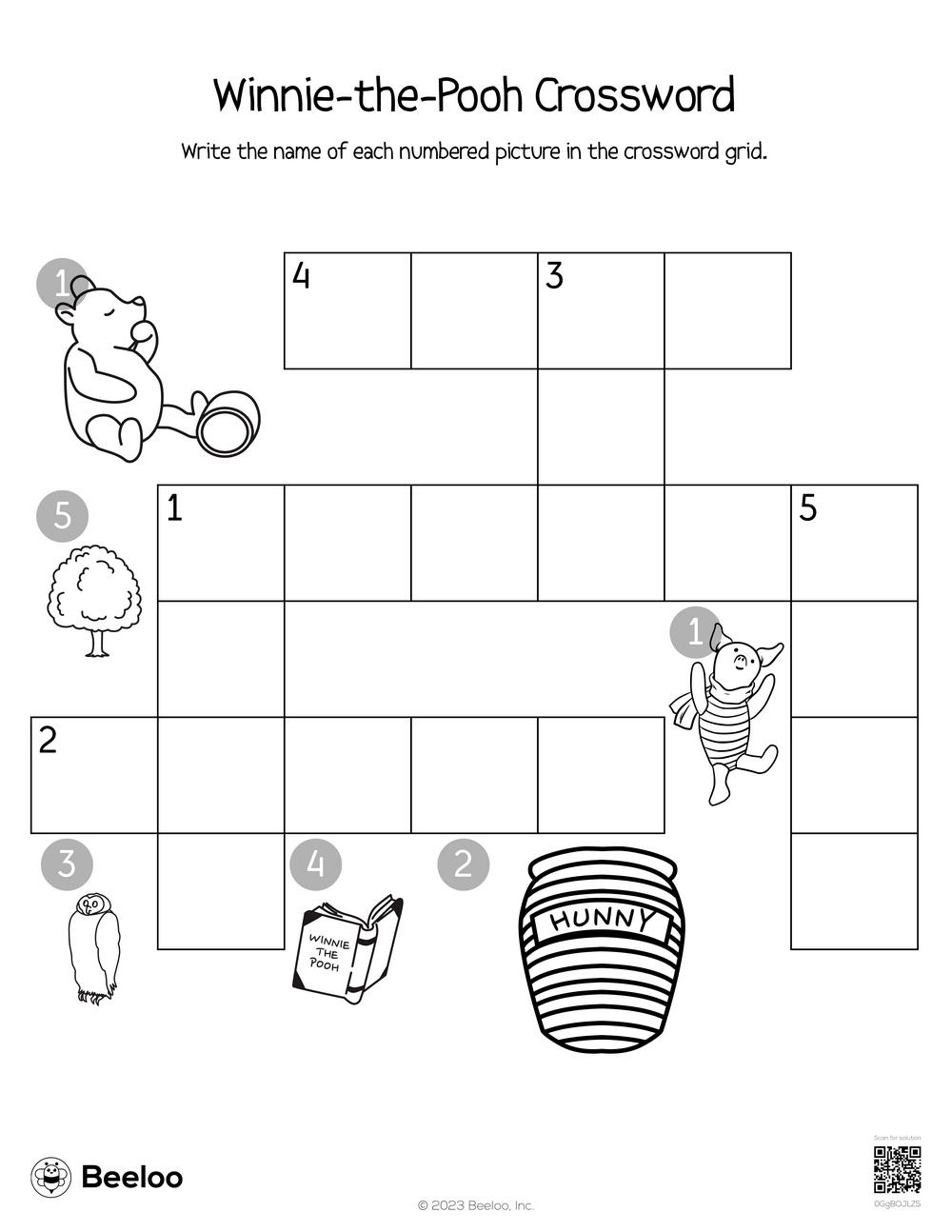 Disney Crossword Puzzles Medium Printable