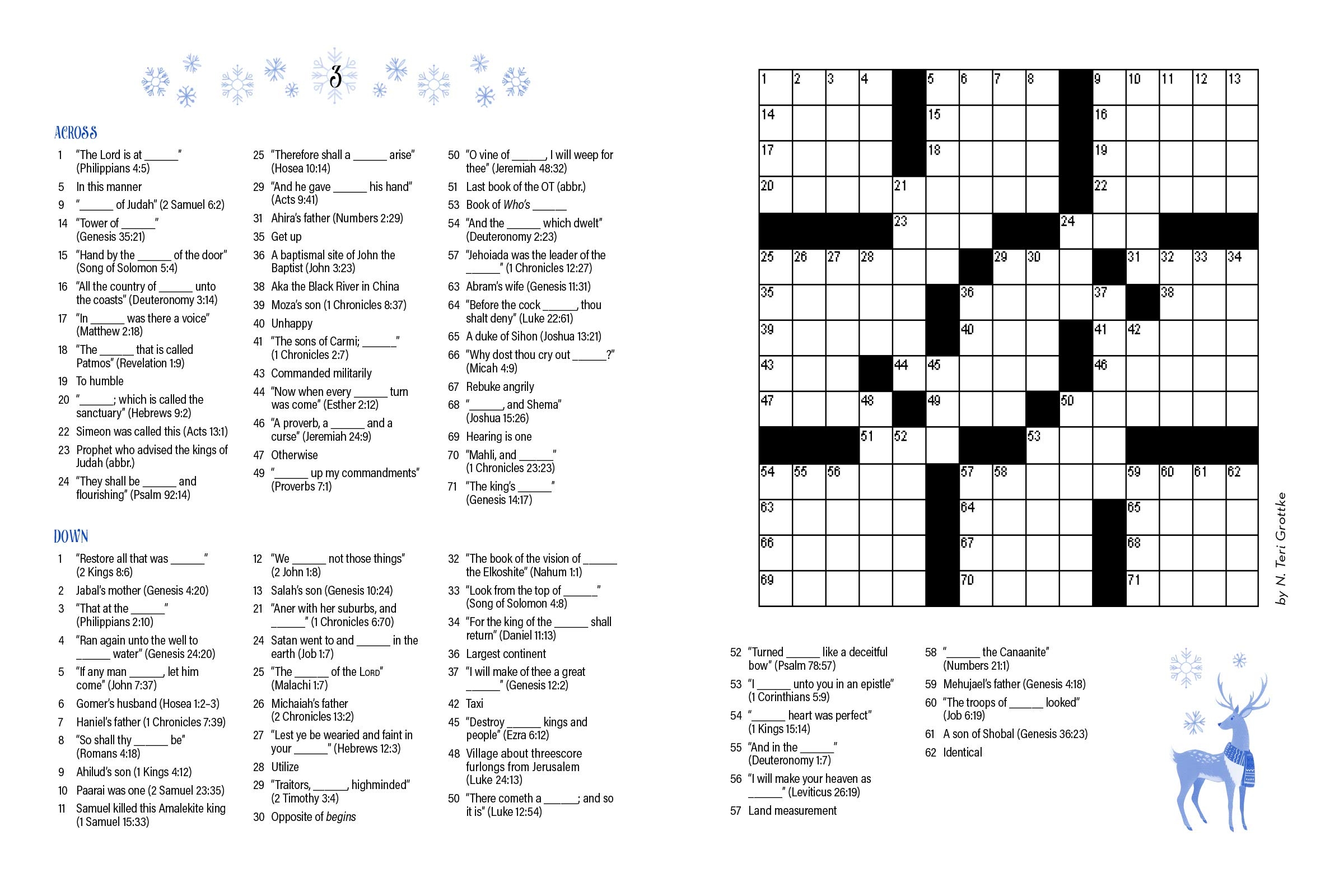 Wonderful Winter Bible Crosswords 99 Puzzles Southwest Radio Wonderful Winter Bible Crosswords 99 Puzzles Southwest Radio