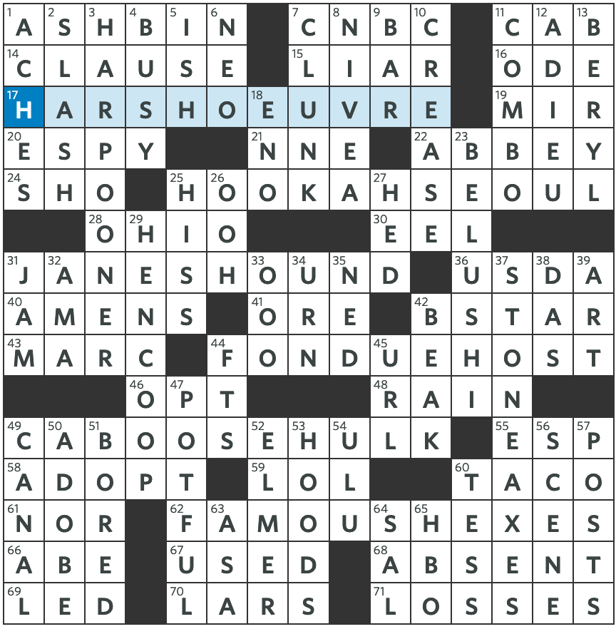 WSJ Contest Friday March 12 2021 Diary Of A Crossword Fiend